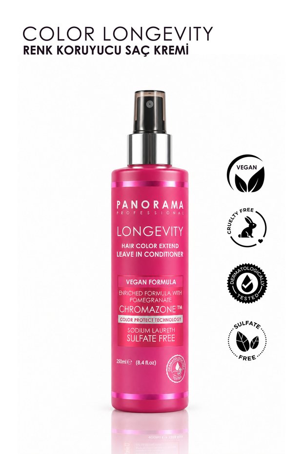 Color Longevity - Liquid Hair Color Cream for Dyed Hair - Chromazone ™ Nar Pigment-Based Paint Protection - Sulfate-Free and Paraben-Free.