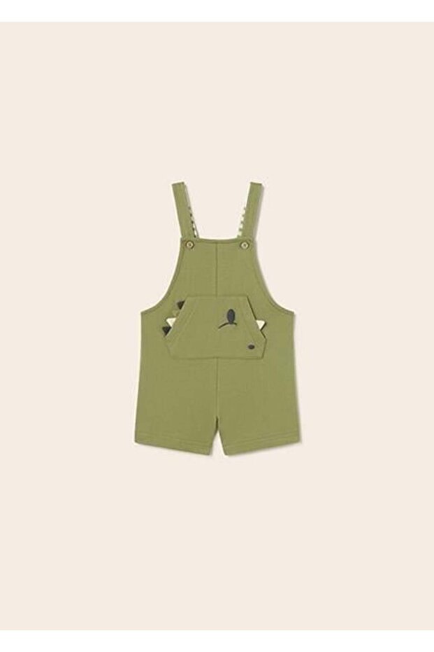 Baby Boy Green Overalls Shorts