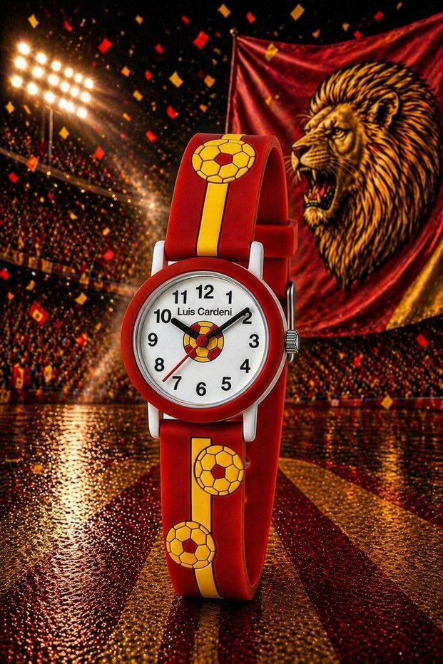 Children's Wristwatch Fan-yellow-red-12017