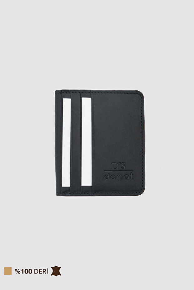 Genuine Crazy Leather Wallet with Black Box and Card Holder