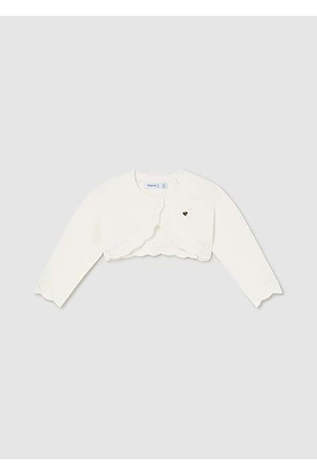 Baby Girl Cream Cardigan Knitted 00308 012