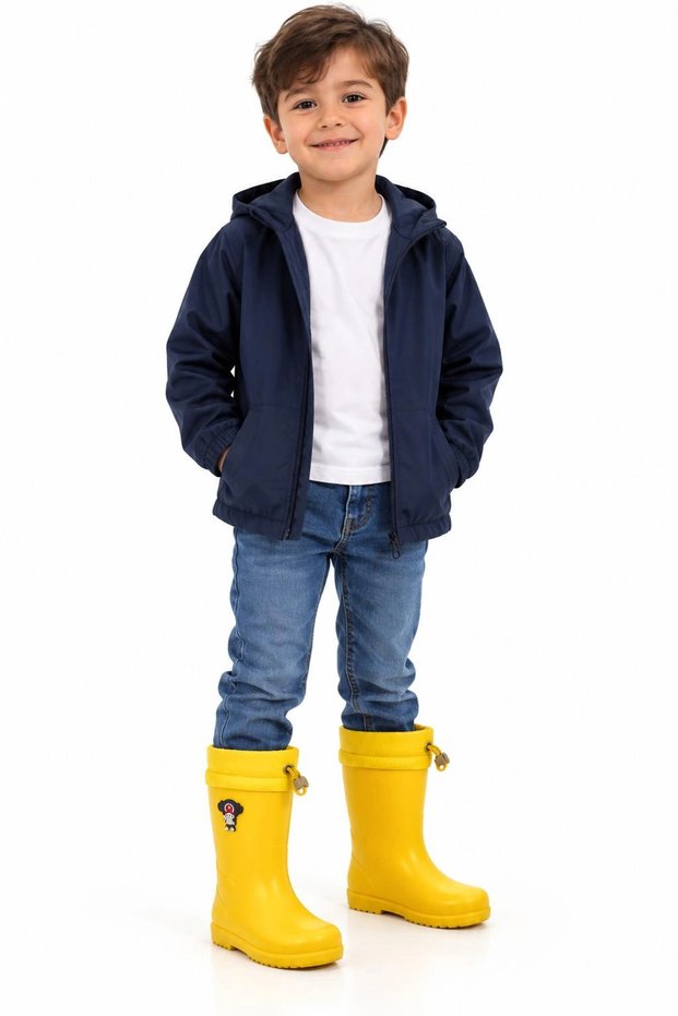 Konçlu Boy's Rain Boots 26-35 Yellow