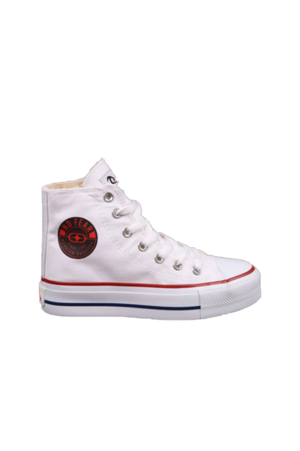 High Sole Long Lace-up Linen Converse Shoes Sneakers