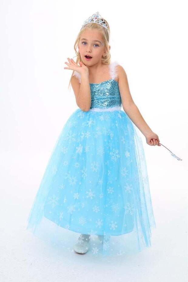 Snow White Children's Party Costume - Colorful and Fun Design