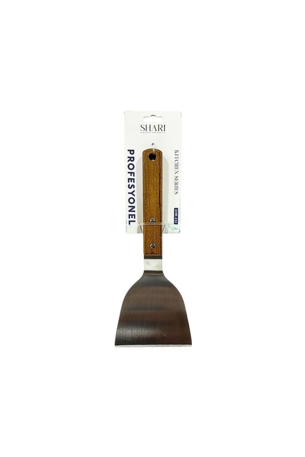 Wooden handle spatula