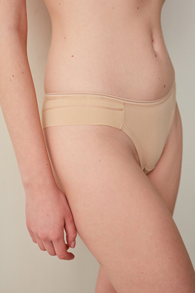Nude Color Limpo Brazilian Panties