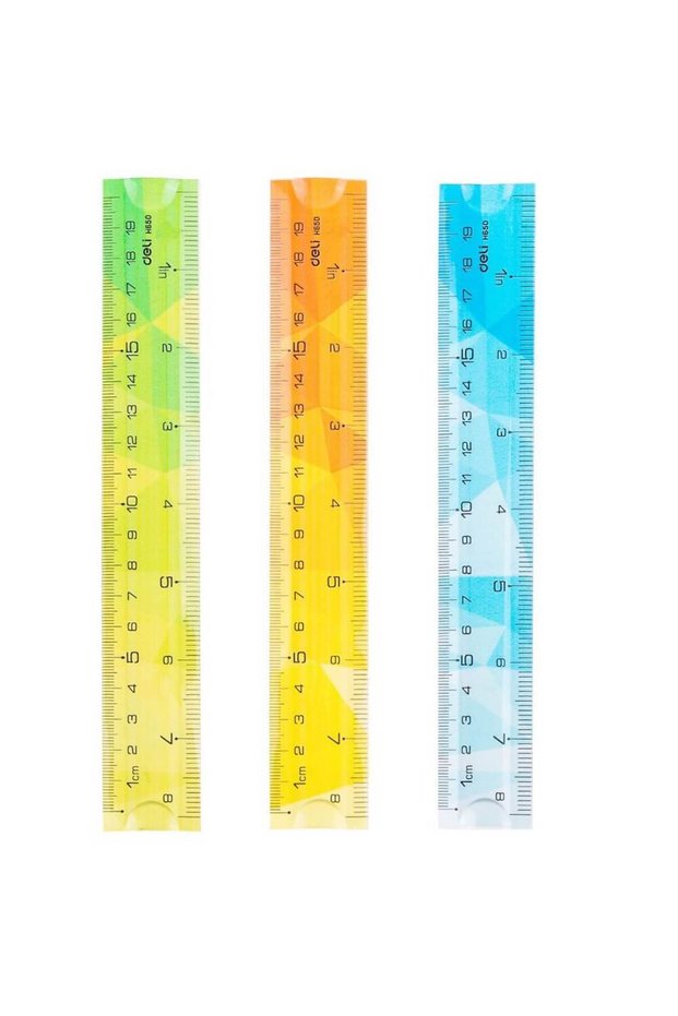 Multicolor flexible ruler - 20 cm