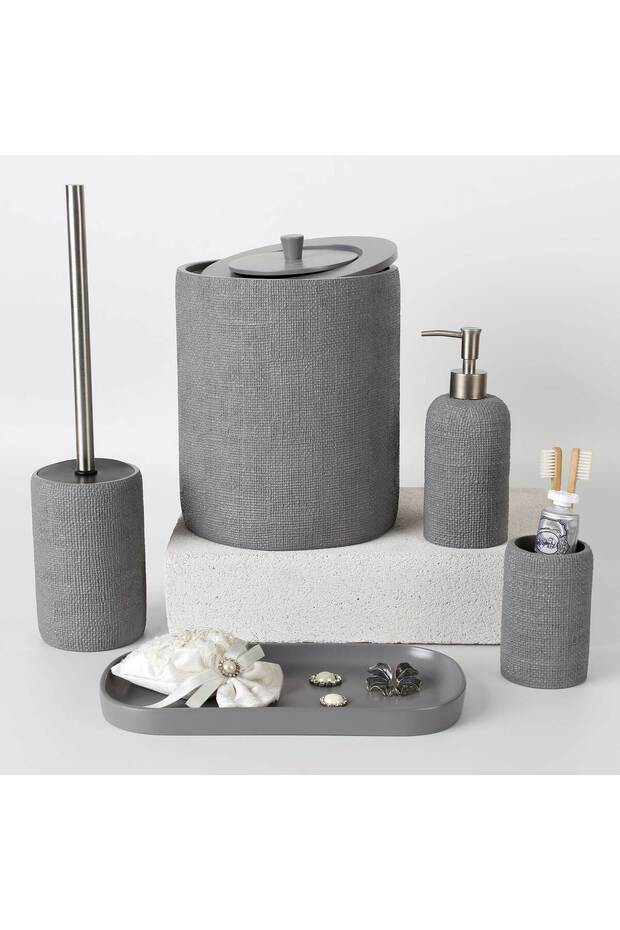 Natural Bathroom Set Gray