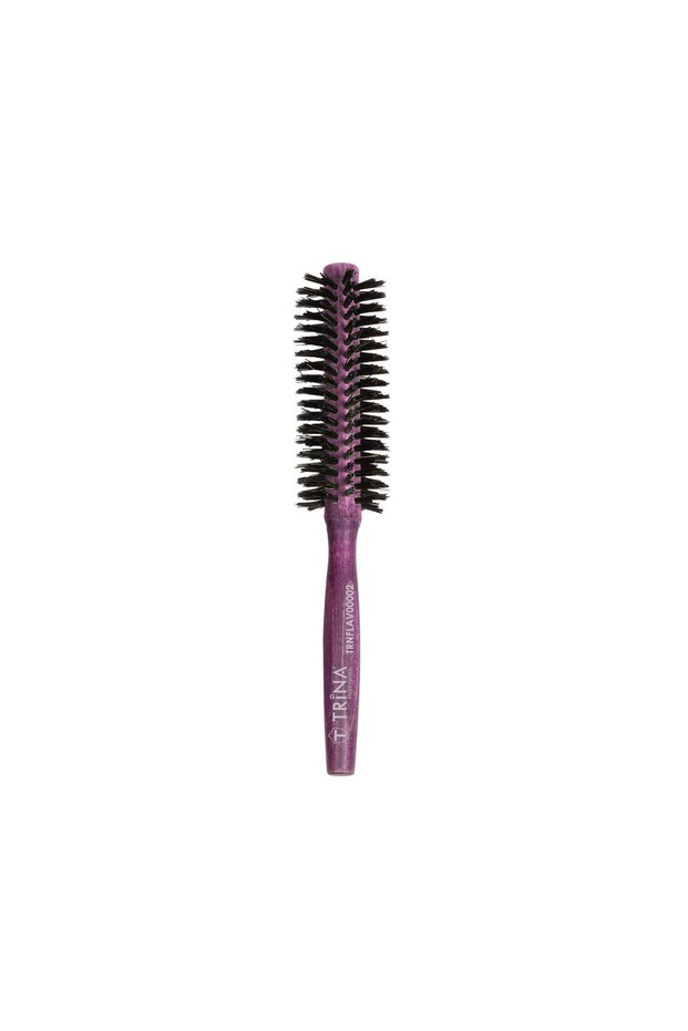 Lavender 02 Model Wooden Handle Blow Dry Brush