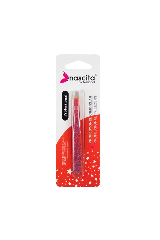 Side Mouth Glitter Tweezers - 68