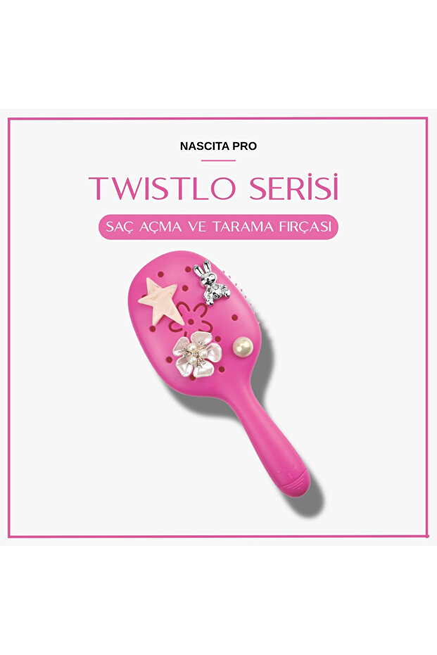 Twistlo Pink Hair Brush - 59