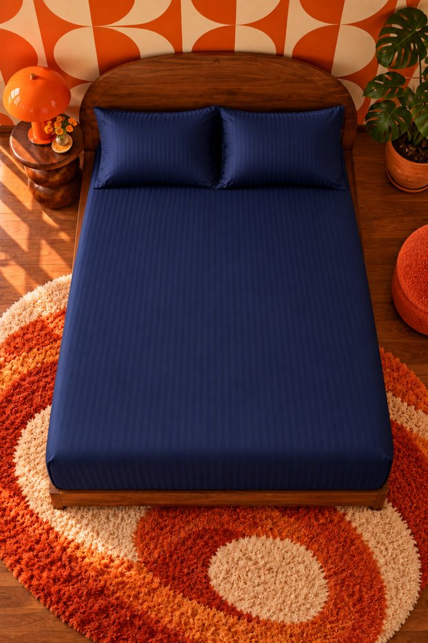 100% Cotton Elastic Sheet Set 180 X 200