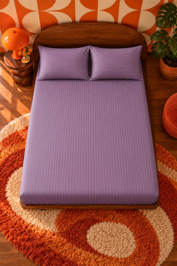 100% Cotton Elastic Sheet Set 180 X 200 cm