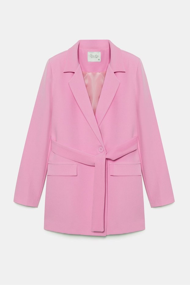 Pink Belted Jacket