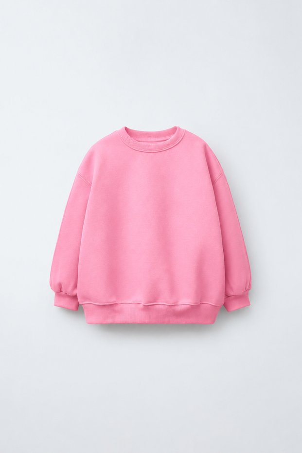 3 Thread Fleece Oversized Children's Basic Sweatshirt