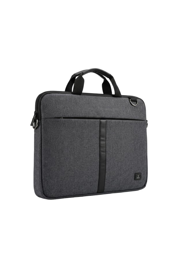 15.6 Inch Compatible Shock-Absorbing Protected Document and Laptop Bag - Anthracite
