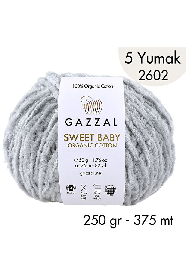 Sweet Baby Organic Cotton 2602 - 5 Yumak 250 Gr