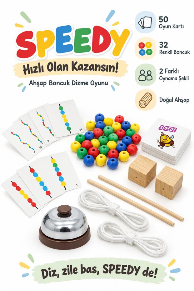 Speedy Bead Stringing Game Tifıl Toys-384