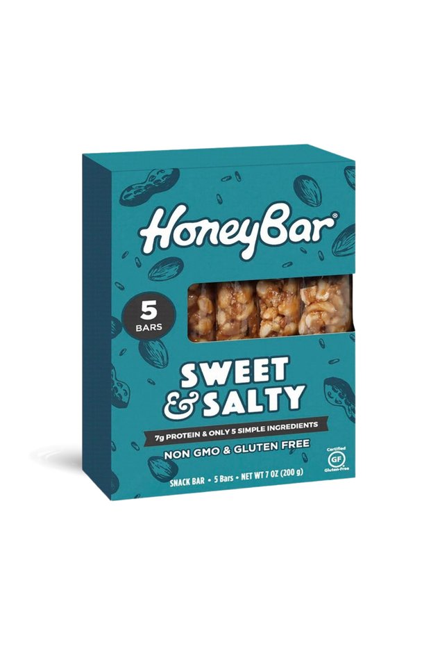 Sweet & Salty Bars with Almonds & Sea Salt – Gluten-Free, Vegetarian, 5 x 40g