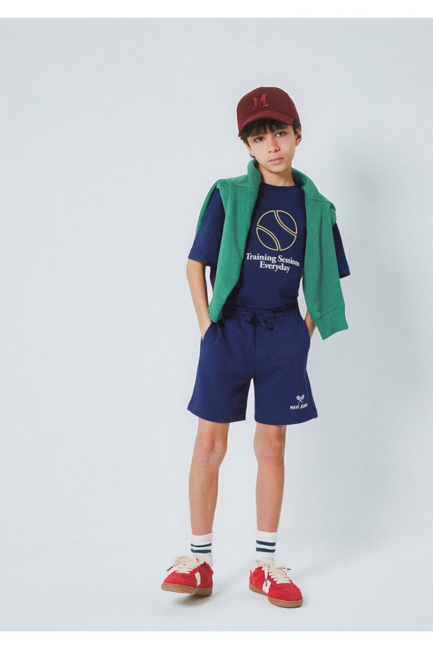 Jeans Navy Blue Shorts 6410015-70491