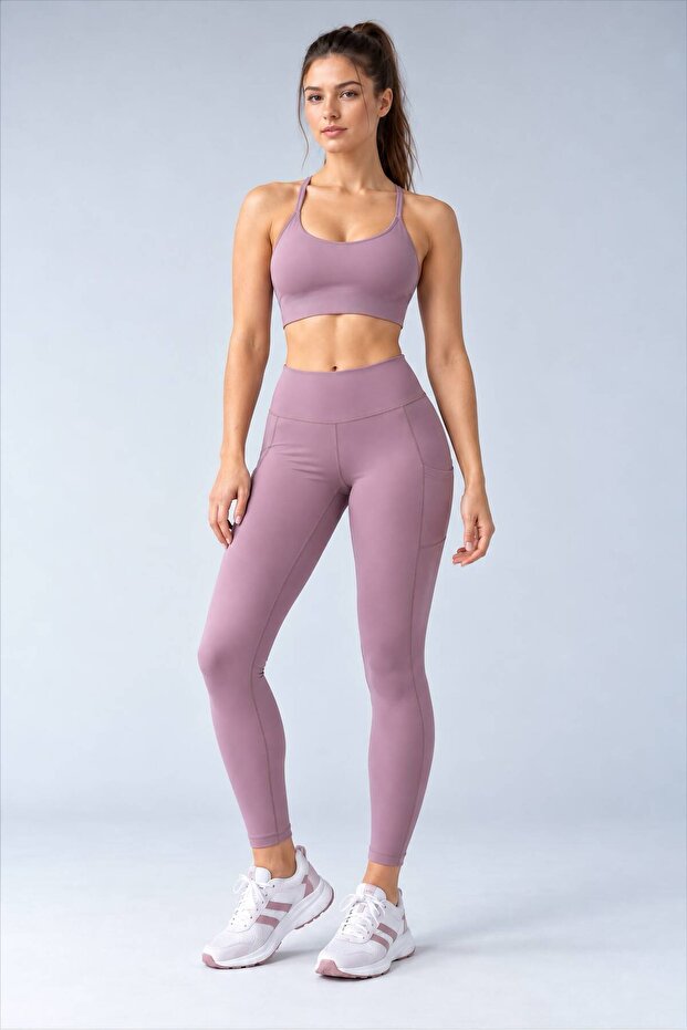 High Waist Pocket Detail Shaping / Sculpting Leggings
