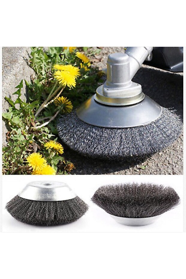 200mm 150/200mm Grass Trimmer Head Thin Steel Wire Brush Cutter Dust Removal Weeding Plate for Lawn