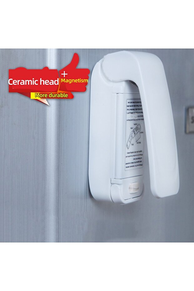 White 1pc Portable Bag Heat Sealer Plastic Package Storage Bag White Mini Home Sealing Clip Food Sna