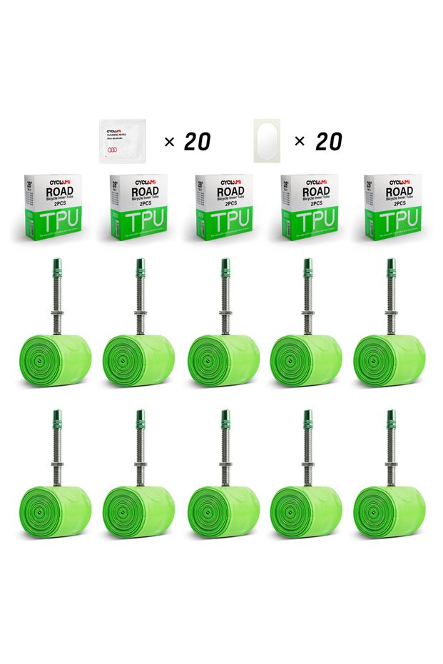 Presta Valve 700c 60mm 18-32C 10 Pcs 10 Pcs CYCLAMI Ultralight Bike TPU Inner Tube 700C 18 23 25 28