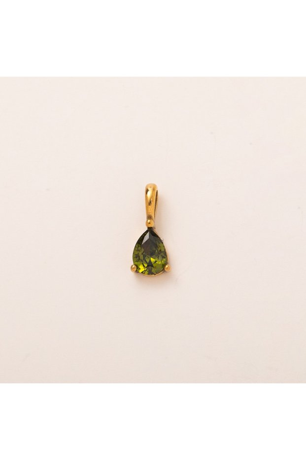 August birthstone Handmade Diy December Birthstone Pendant Necklace, Fashionable And Simple Ins Seri