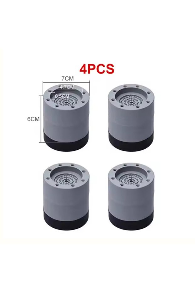 4pcs 6cm G4512B 4Pcs Anti Vibration Feet Pads Rubber Mat Slipstop Silent Universal Washing Machine R