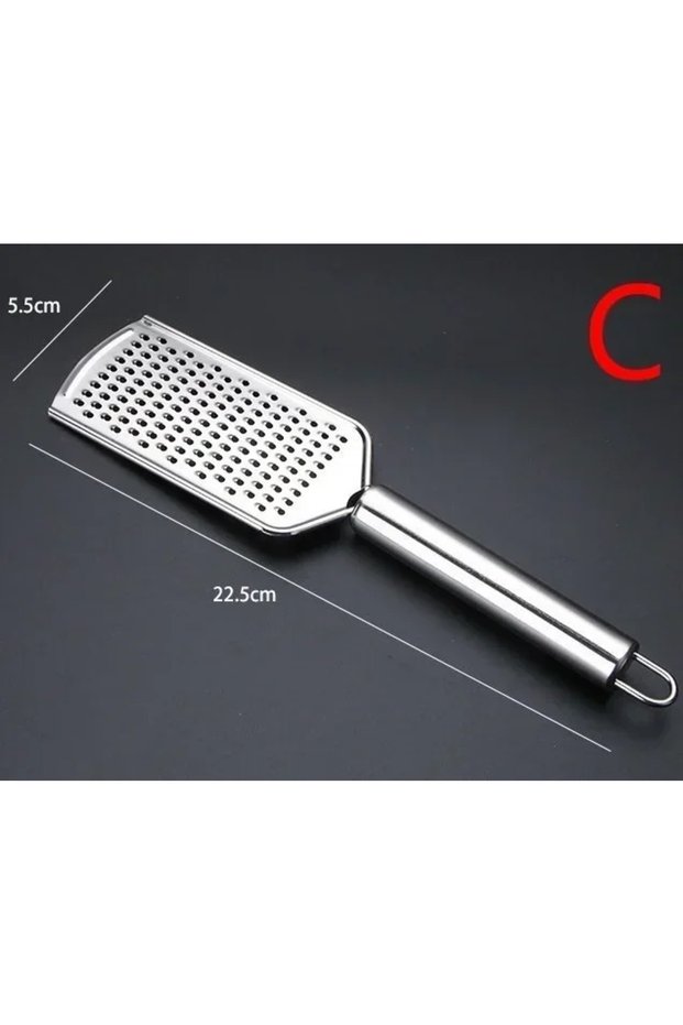 C Stainless Steel Handheld Cheese Grater Multi-PurposeKitchen Food Graters For Chocolate Butter Frui
