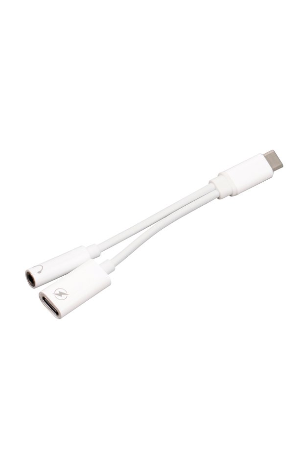 12cm type c to 3.5mm 2 In 1 Type USB C To 3.5mm Jack Earphone Charging Cable Converter Type C to 3.