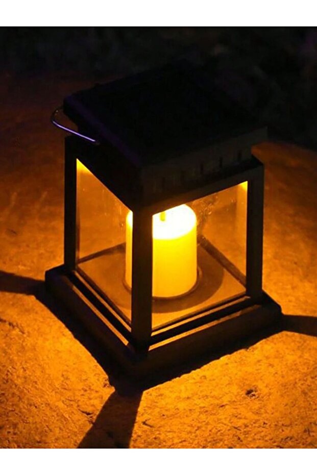 0-5W Warm White 1 PC Garden Decor Outdoor Solar Lights Retro Palace Lantern Lights Hanging Candle La