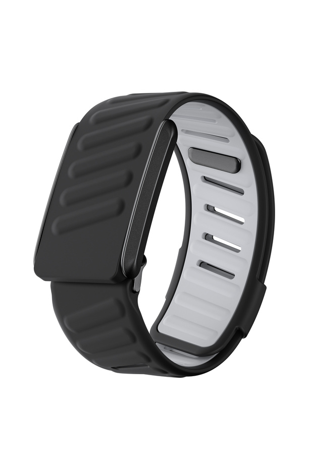4.0 black WHOOP SportFlex Wrist Band, Soft-Touch Silicone, Waterproof and Sweatproof, 4.0 Compatible