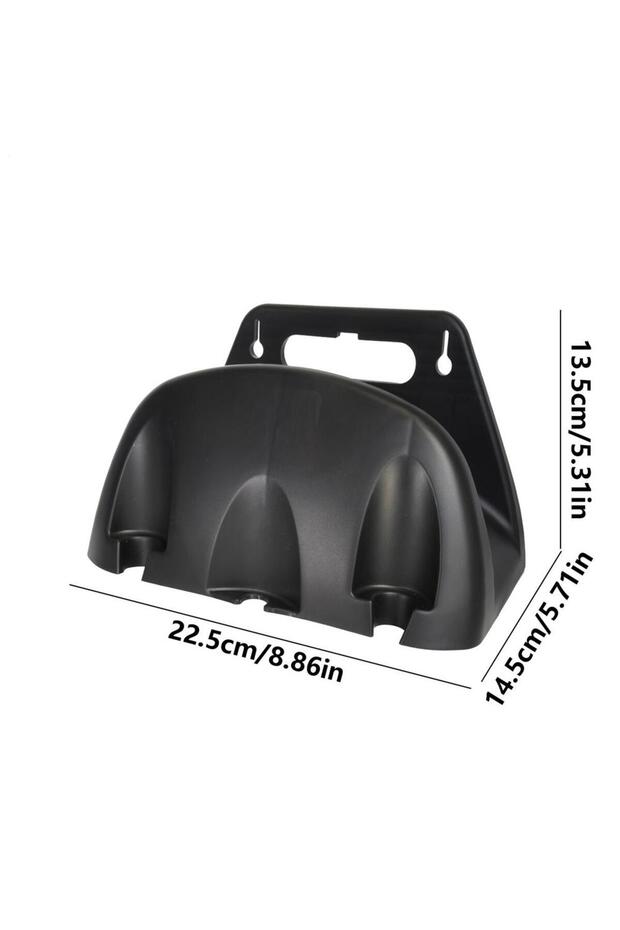 Black Wall Mount Hose Hanger Water Sprayer Storage Garden Hose Hanger for Gardeners Landscapers Apar