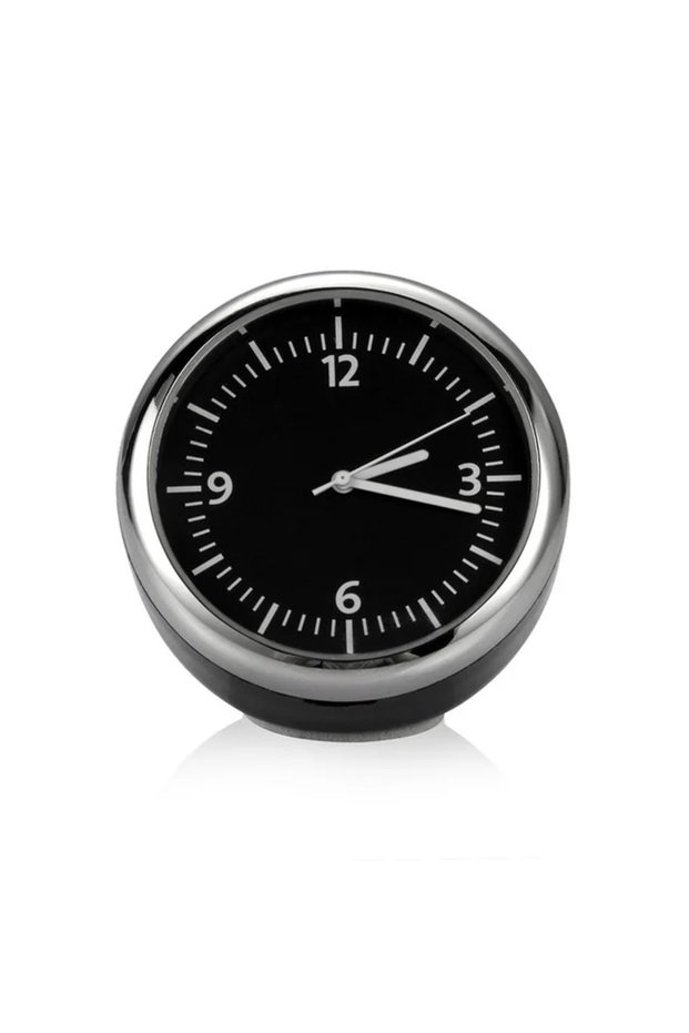 Clock Mini Car Automobile Digital Clock Auto Watch Automotive Thermometer Hygrometer Decor Suitable