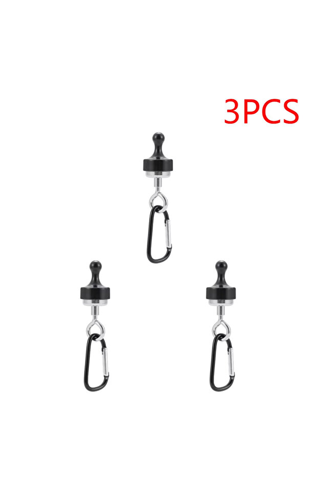 3pcs Camping Magnetic Hook Strong Suction Separable Multifunctional Outdoor Tent Canopy Carabiner Ma