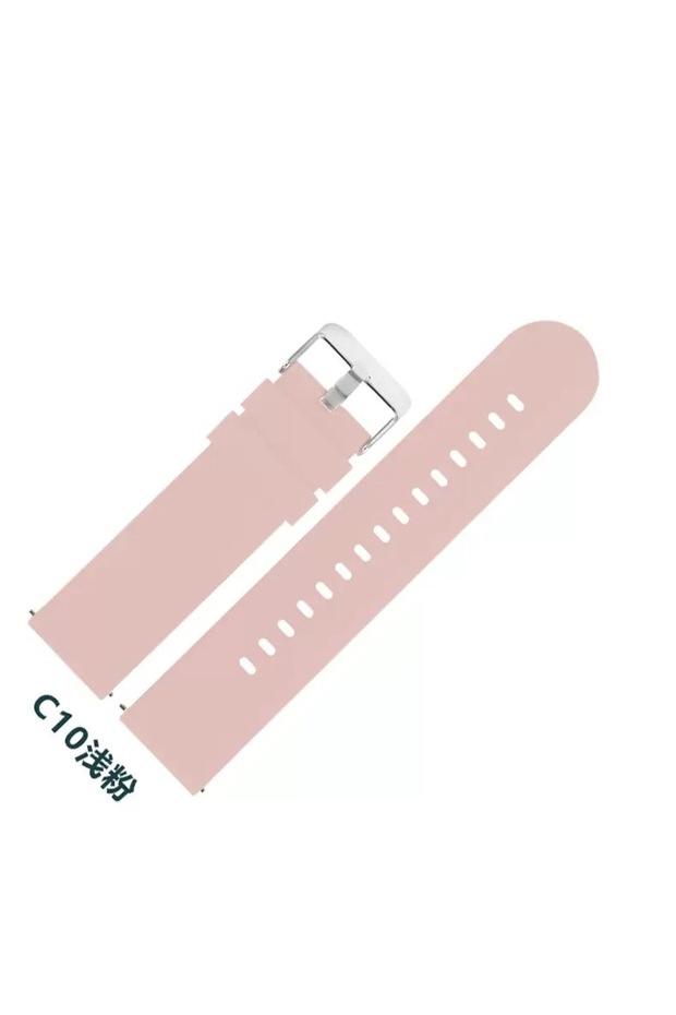 22mm pink Universal Watch Straps 22mm 20mm Quick Release Silicone Band Soft Rubber Wristband for Hua