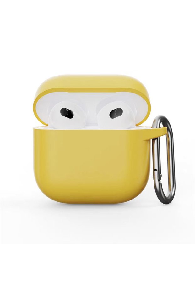 for airpods 4 YELLOW Silicone Earphone Cases For Airpods 4 Airpods 3 2 1 Case Headphones Case Prote
