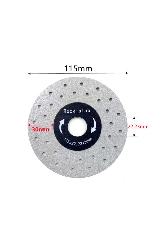 115mmx22.23mm 5" 125mm Diamond Dry Cutting Disc Slabs Porcelain Ceramic Tile Marble Thin Cutting Bla