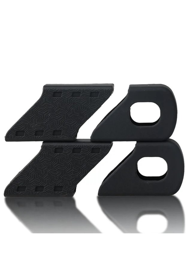 Black 1set Mountain Bike Crank Protective Cover MTB Bike Crank Set Protective Crank Arm Cover Univer