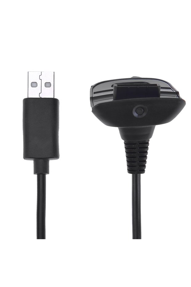 Black USB Charging Cable for XBOX 360 Controller Wireless To Wire Playing Connection Cord 150cm Blac