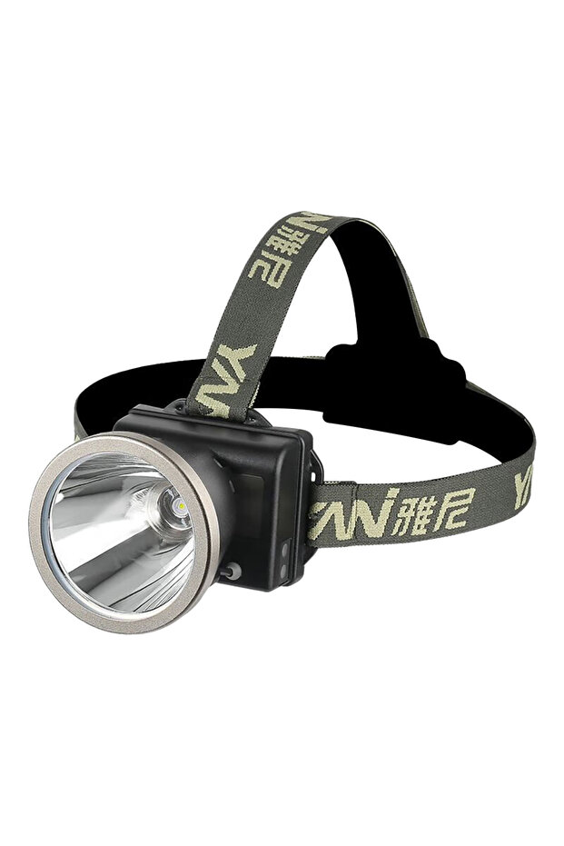 WHITE YN726U Headlamp with Ultra-Long Range 5200mAh Powerful Battery Waterproof for Outdoor Hiking C
