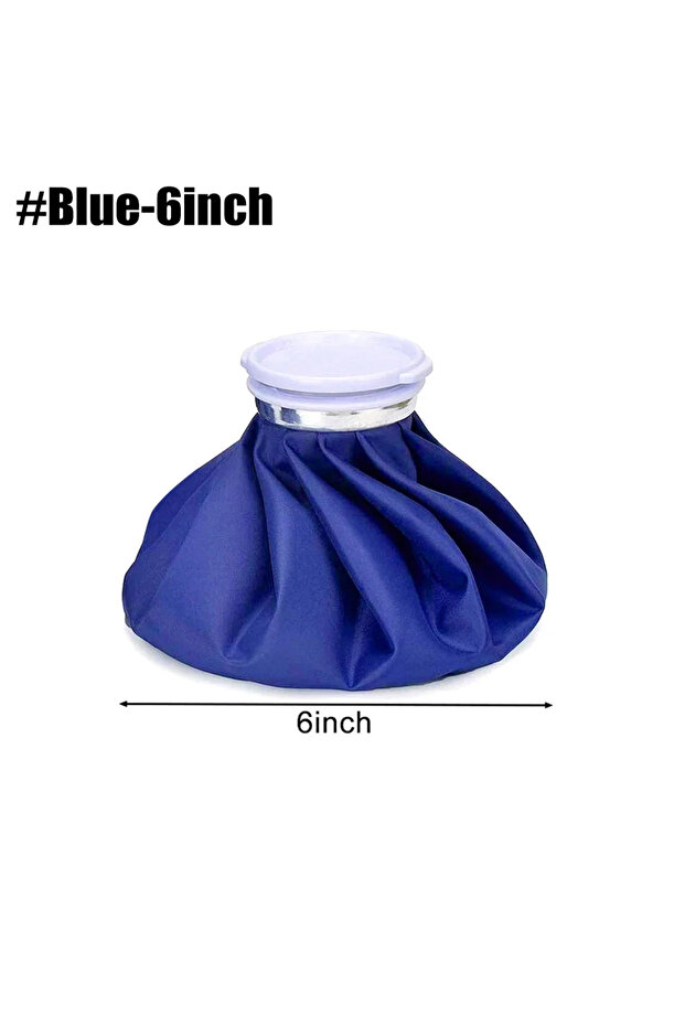 Blue-6inch-1PCS Hot Water Bag For Pain Relief Cold Water For Fever Reusable Ice Bag Pack for Arm Cal