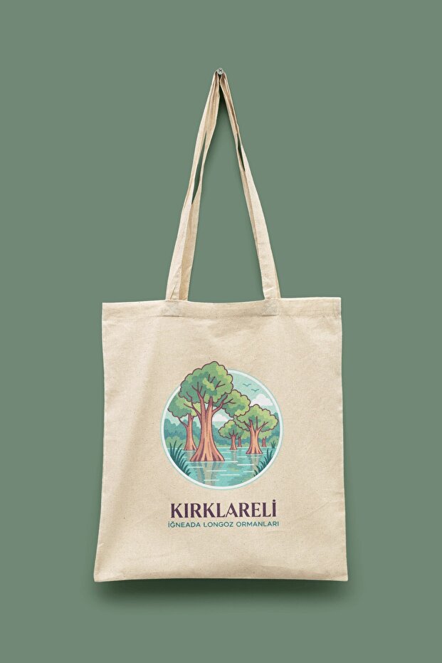 İğneada Longoz Ormanları - Kırklareli Türkiye Series Tote Bag Printed Cloth Bag