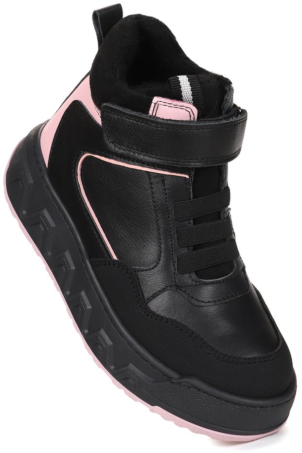 Jesica 100% Leather Velcro Girls' Boots