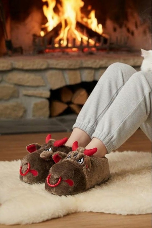 Antarctica 1-Day Indoor Non-Slip Silicone Sole Comfortable Orthopedic Warm Soft Animal Concept Sweet Slippers