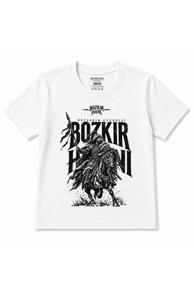 Bozkır Hanı Lord of the Wind Horse Warrior Designed Children's T-Shirt