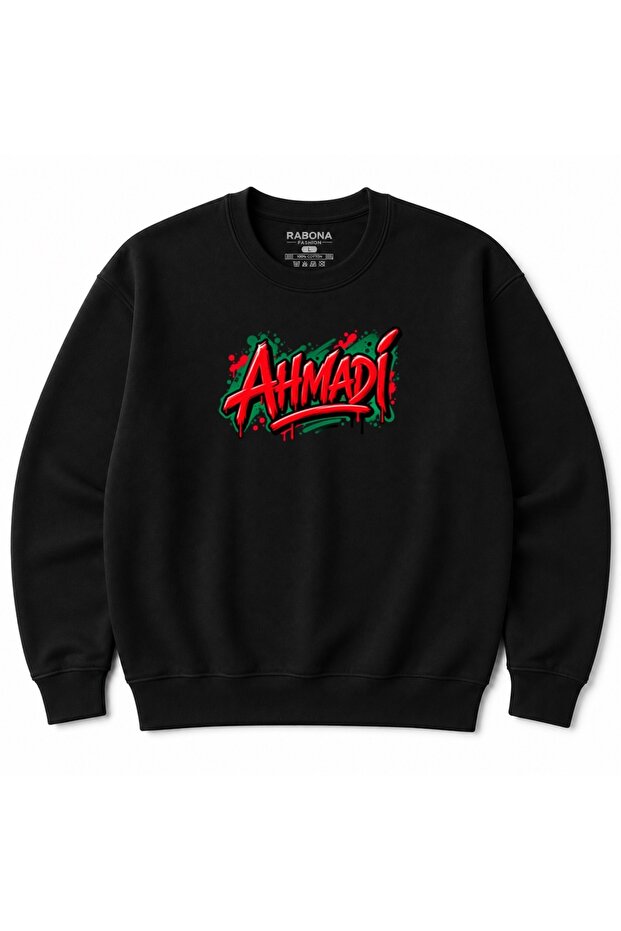 Ahmadi Redline Urban Graffiti Graphic Sweatshirt