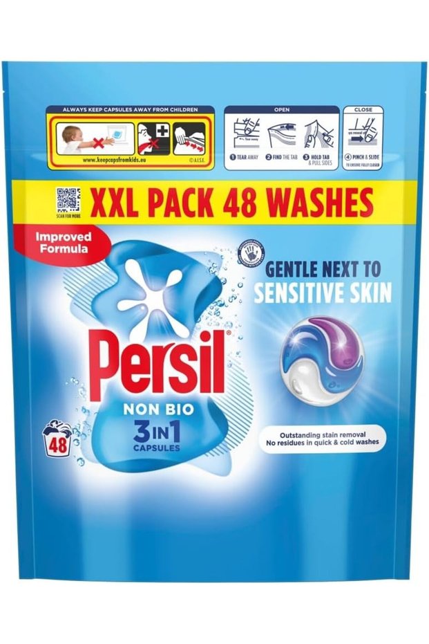Non Bio 3 in 1 Washing Capsules 48 washes